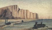 Henri Rousseau The Cliff painting